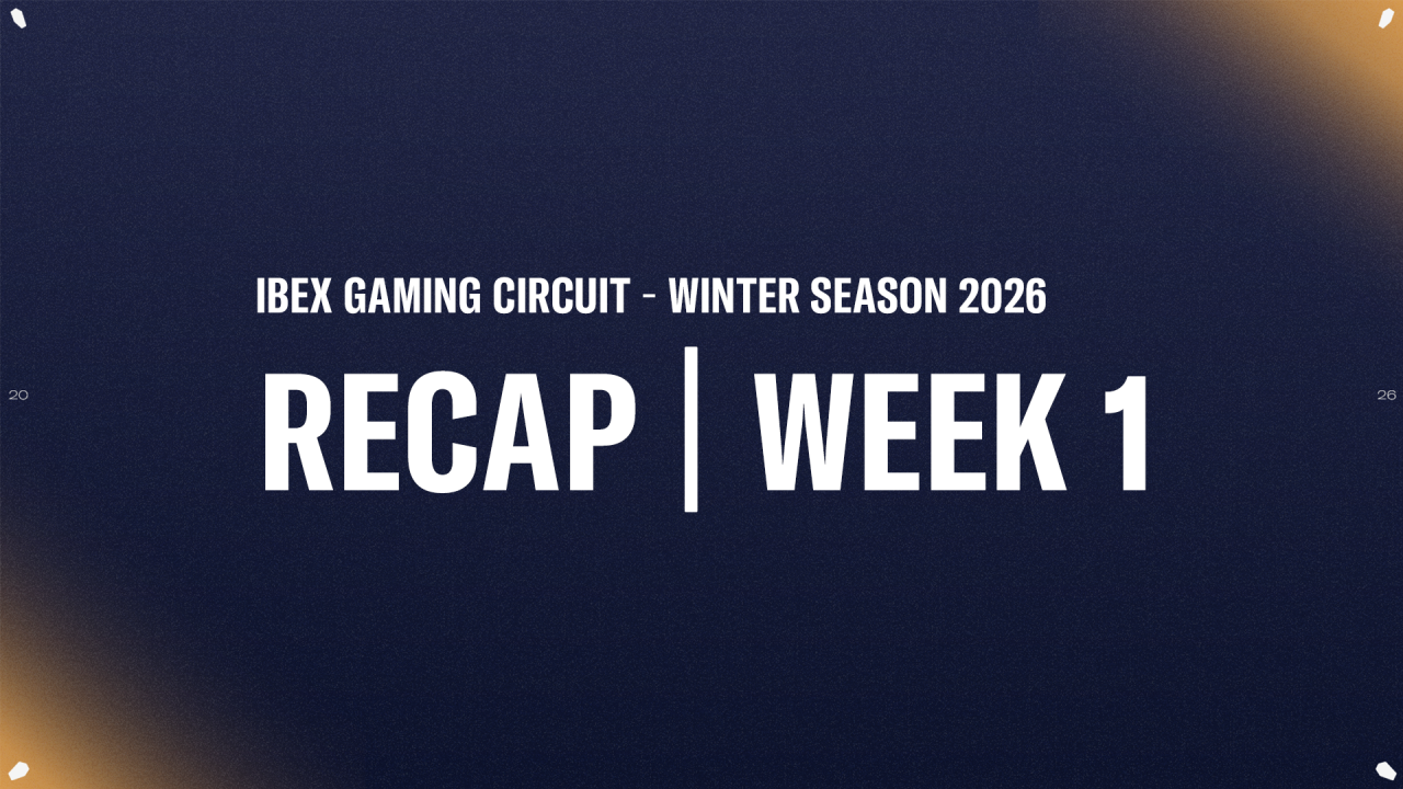 Week 1 | Winter Season 2026